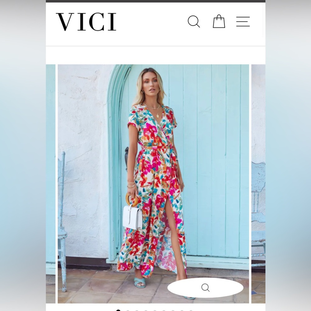 Vici floral maxi dress